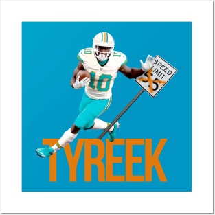 Tyreek No Speed Limit in Miami Posters and Art